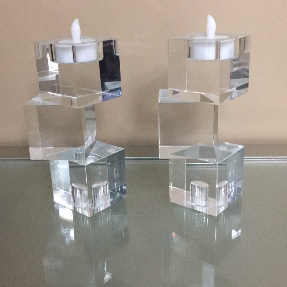 💕3for40💕Z Gallerie Votive Candleholders Set of 2 - Picture 4 of 10